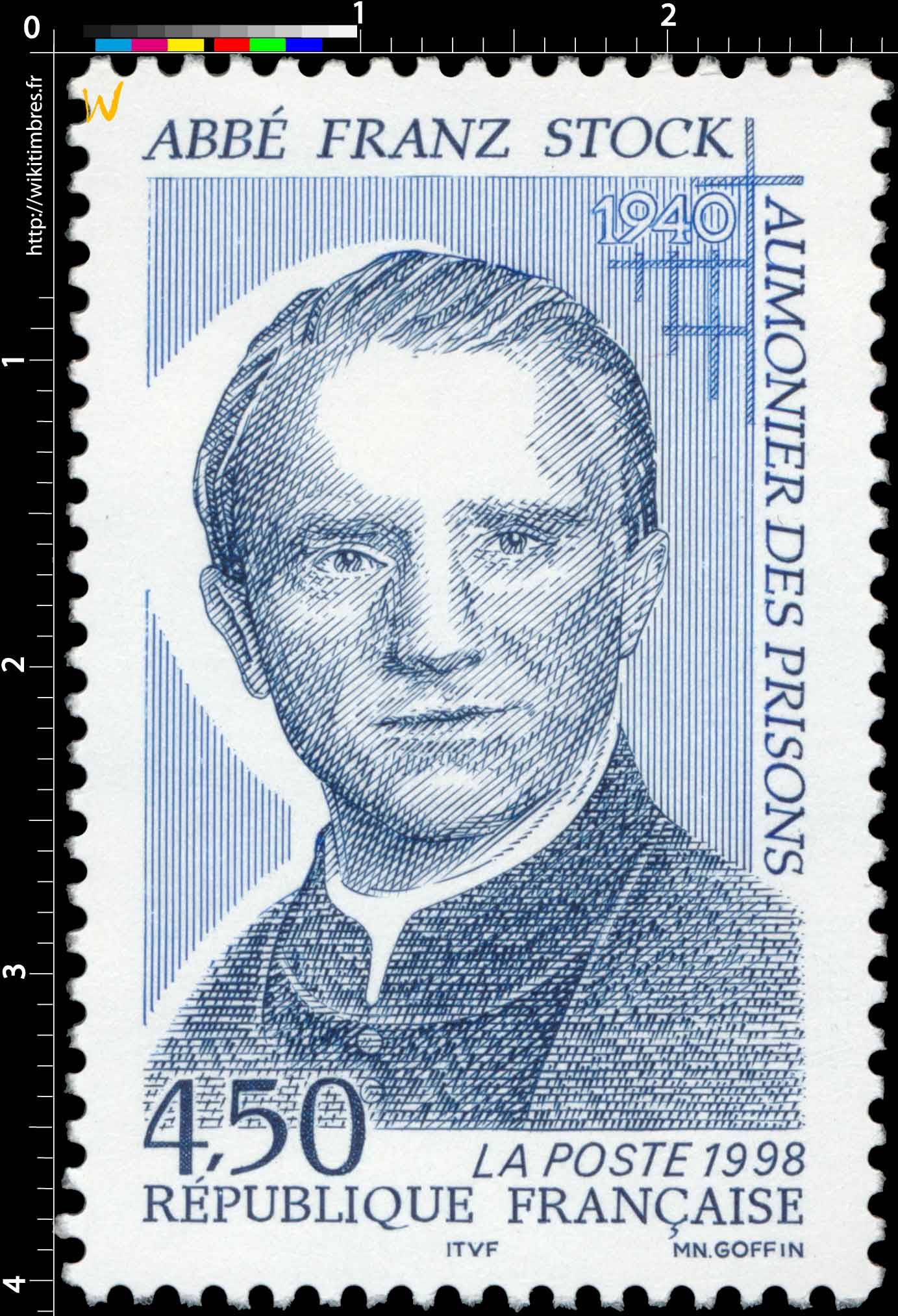 1998 ABBÉ FRANZ STOCK 1940 AUMÔNIER DES PRISONS