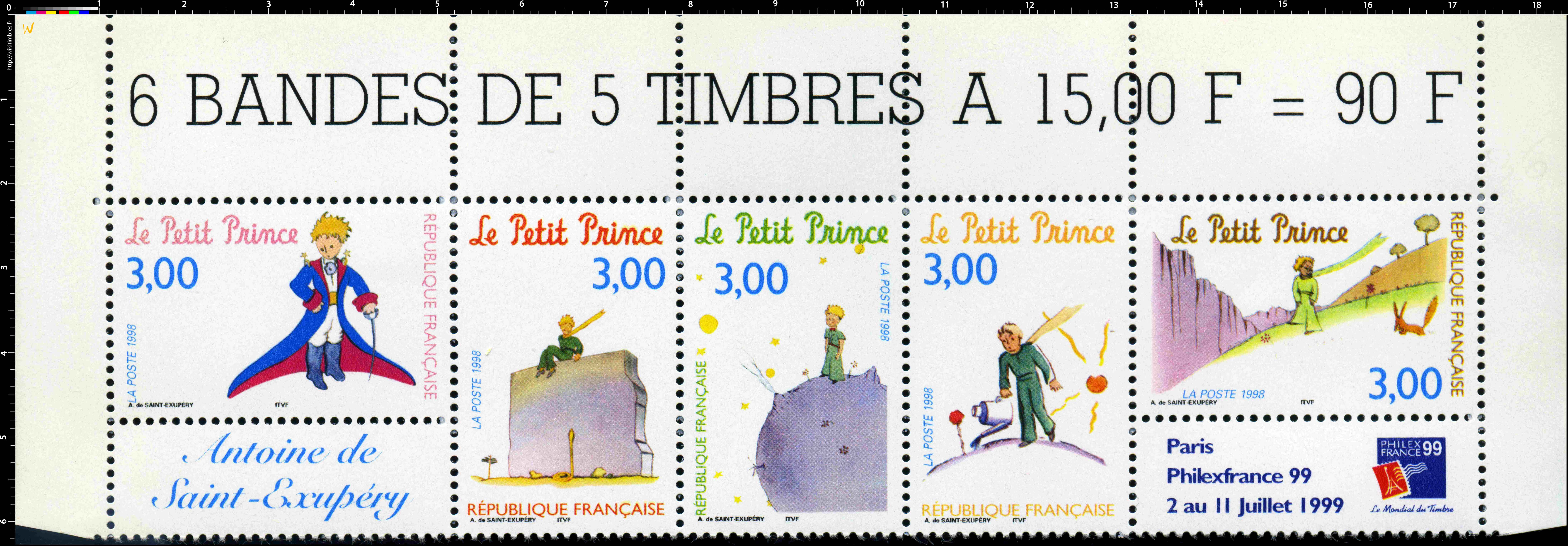 PHILEXFRANCE 99 1998 Le Petit Prince
