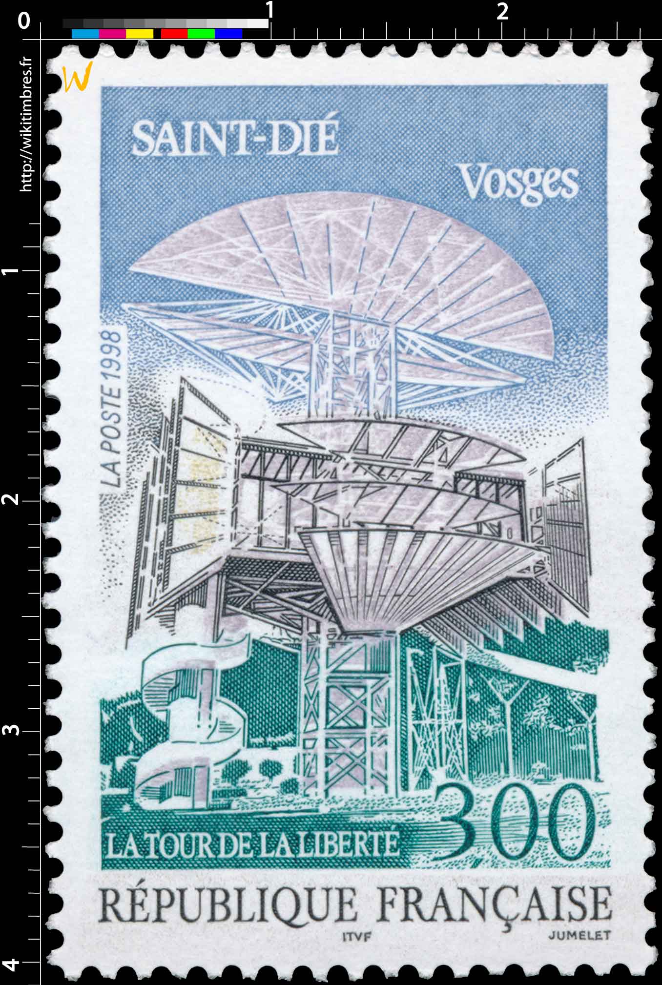 1998 SAINT-DIÉ Vosges LA TOUR DE LA LIBERTÉ