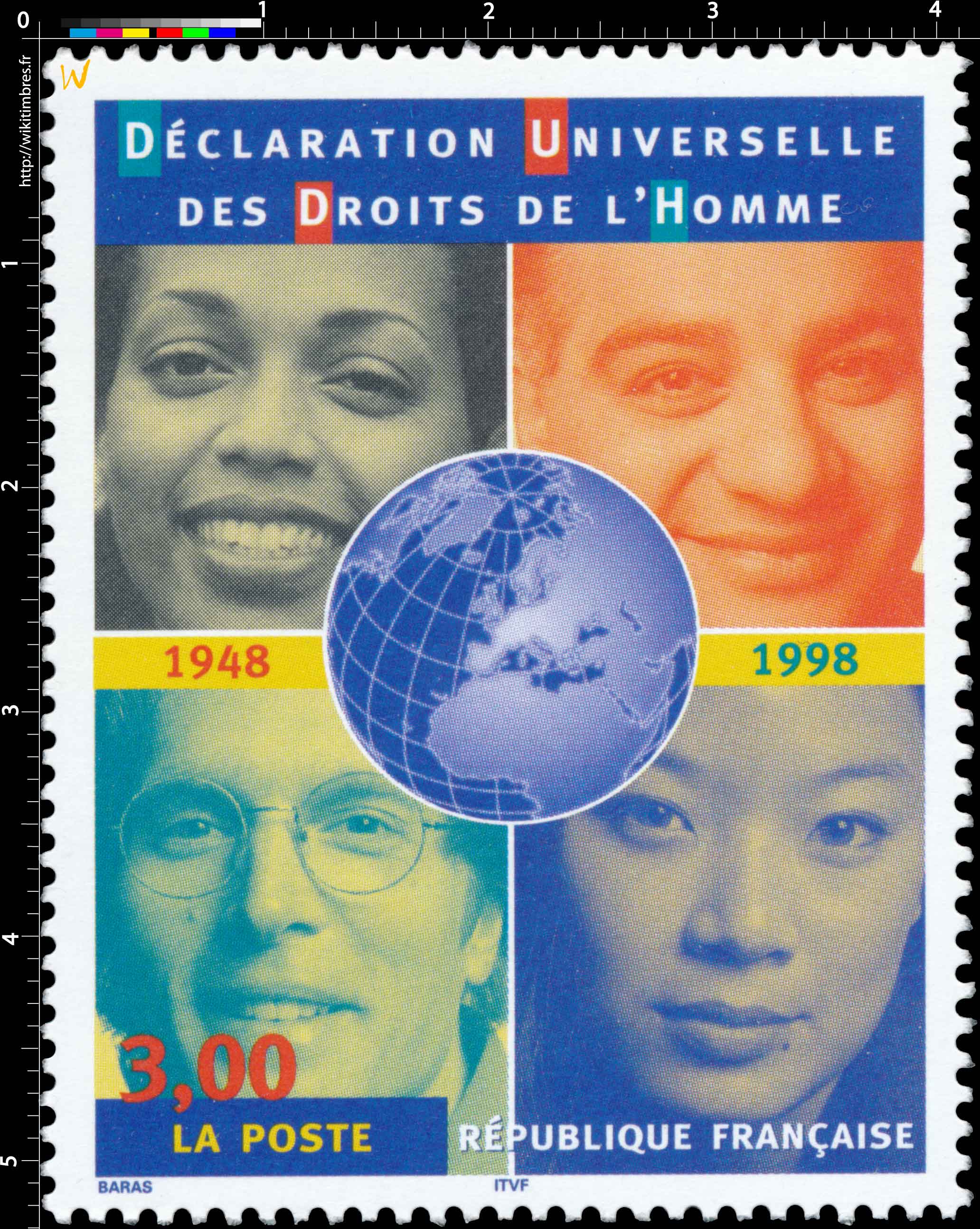 DÉCLARATION UNIVERSELLE DES DROITS DE L'HOMME 1848 1998