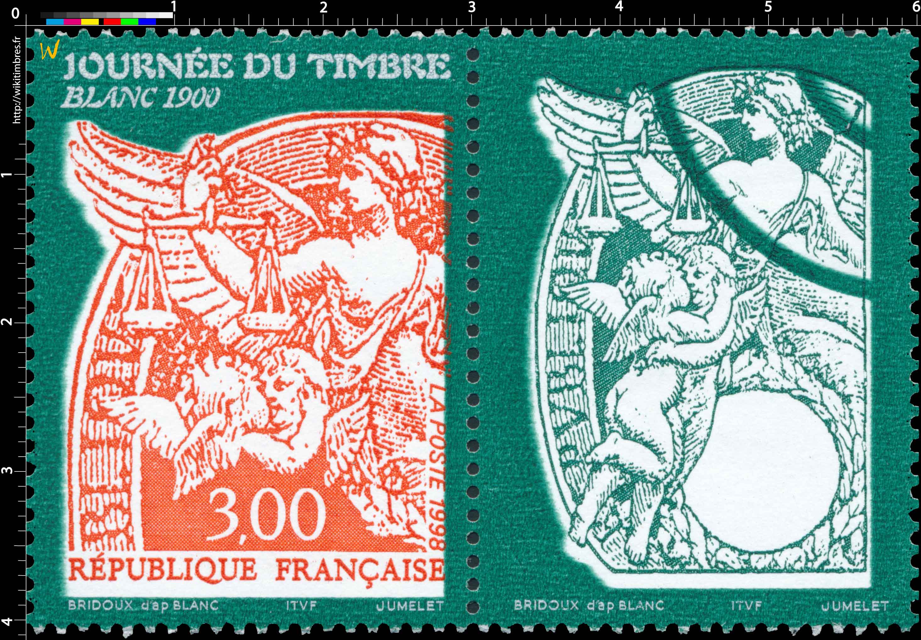 1998 JOURNÉE DU TIMBRE BLANC 1900