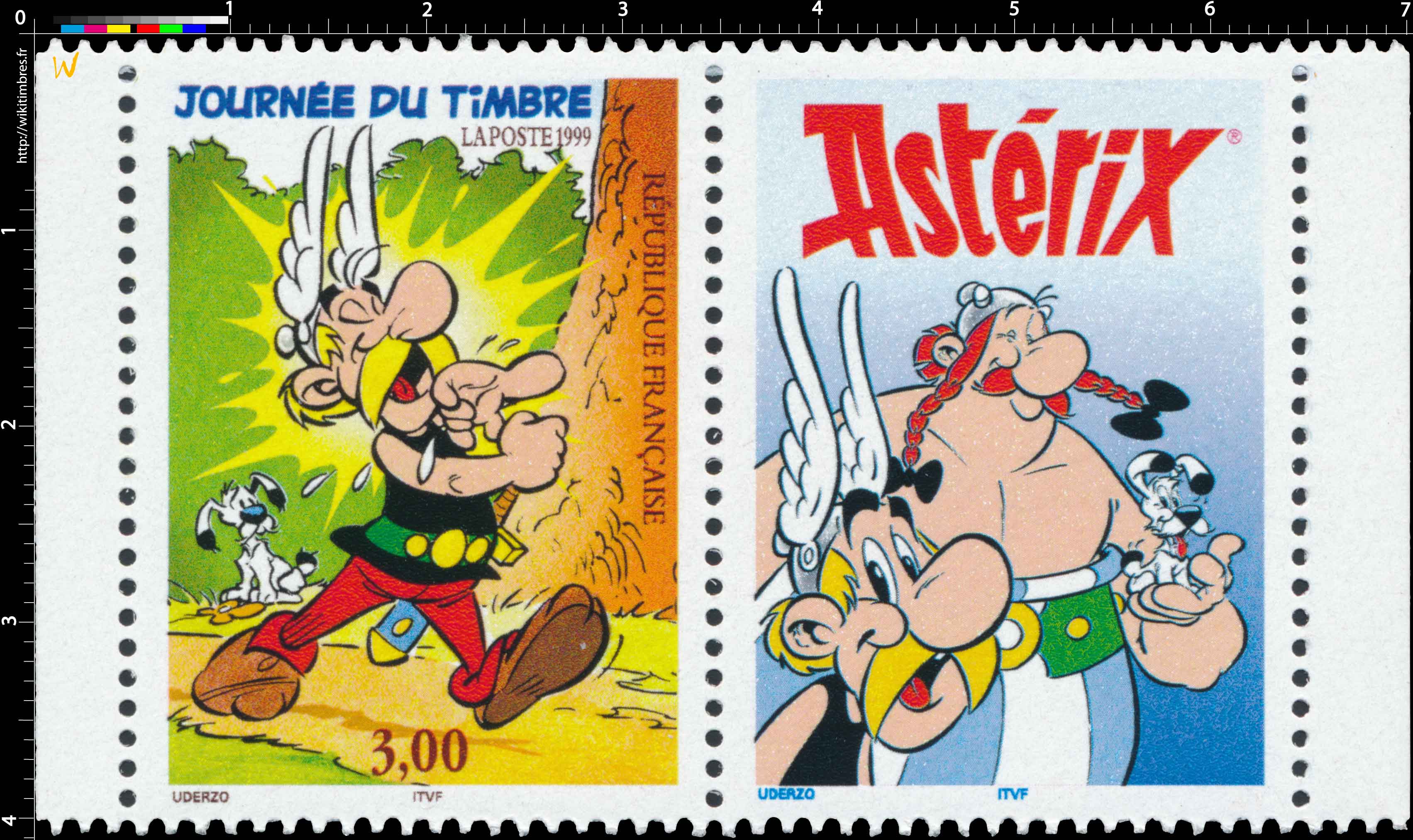 1999 JOURNÉE DU TIMBRE Astérix