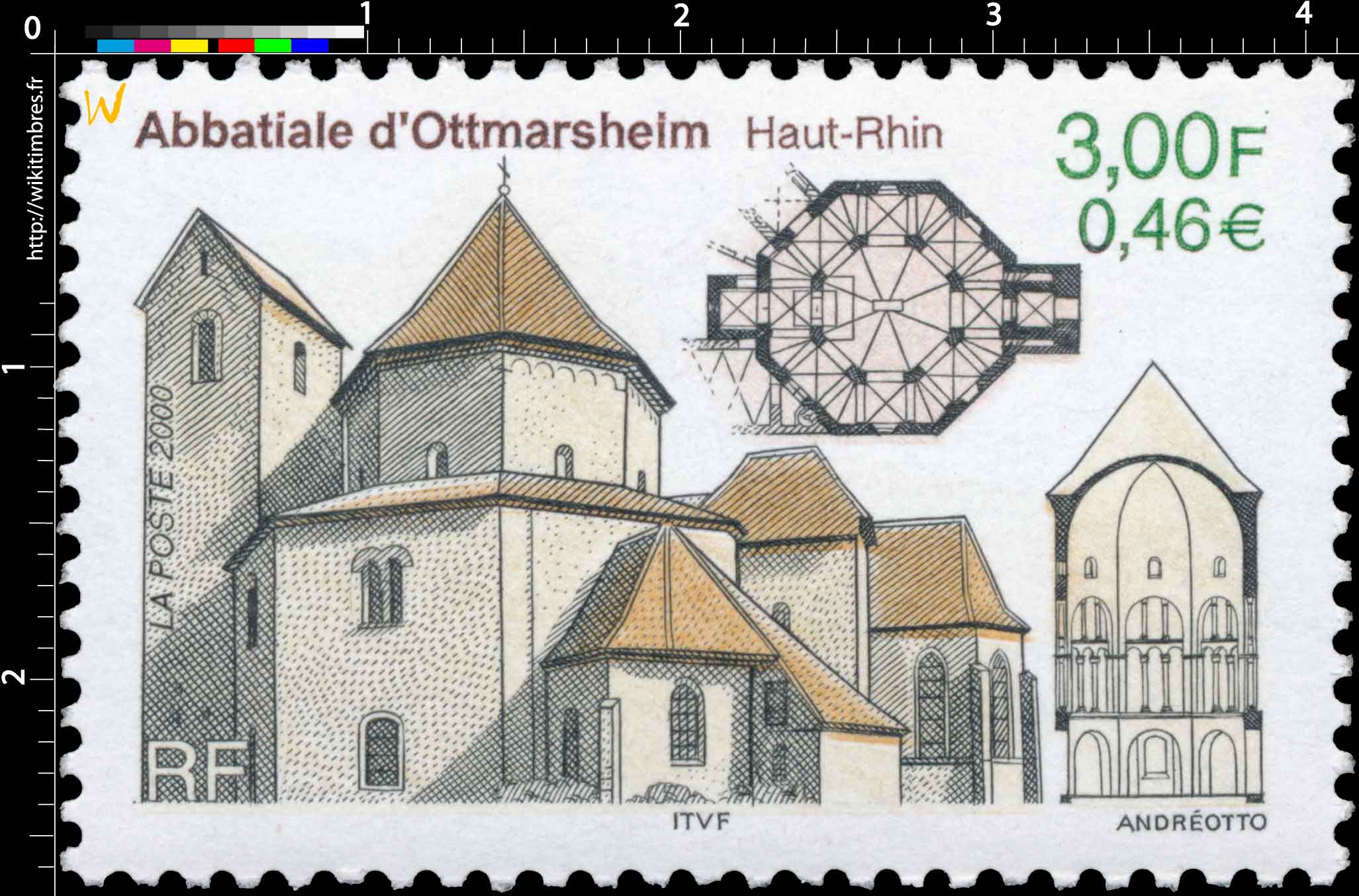 2000 Abbatiale d'Ottmarsheim Haut-Rhin