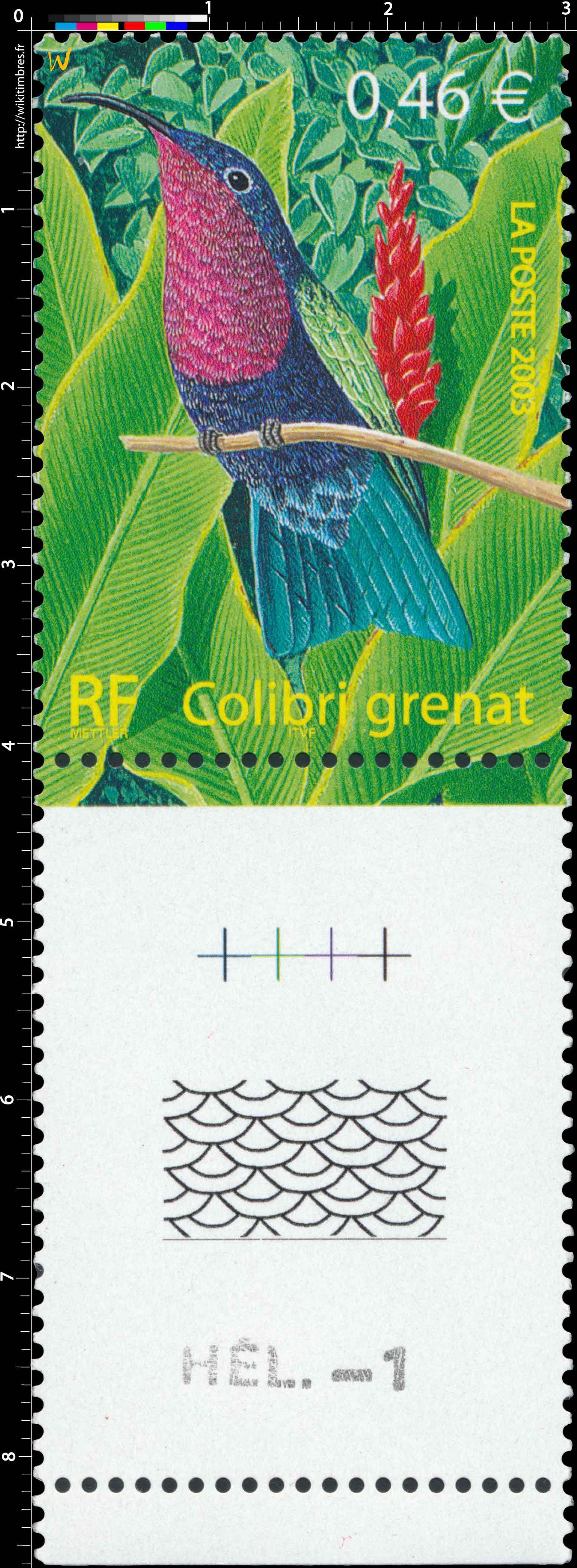 2003 Colibri grenat