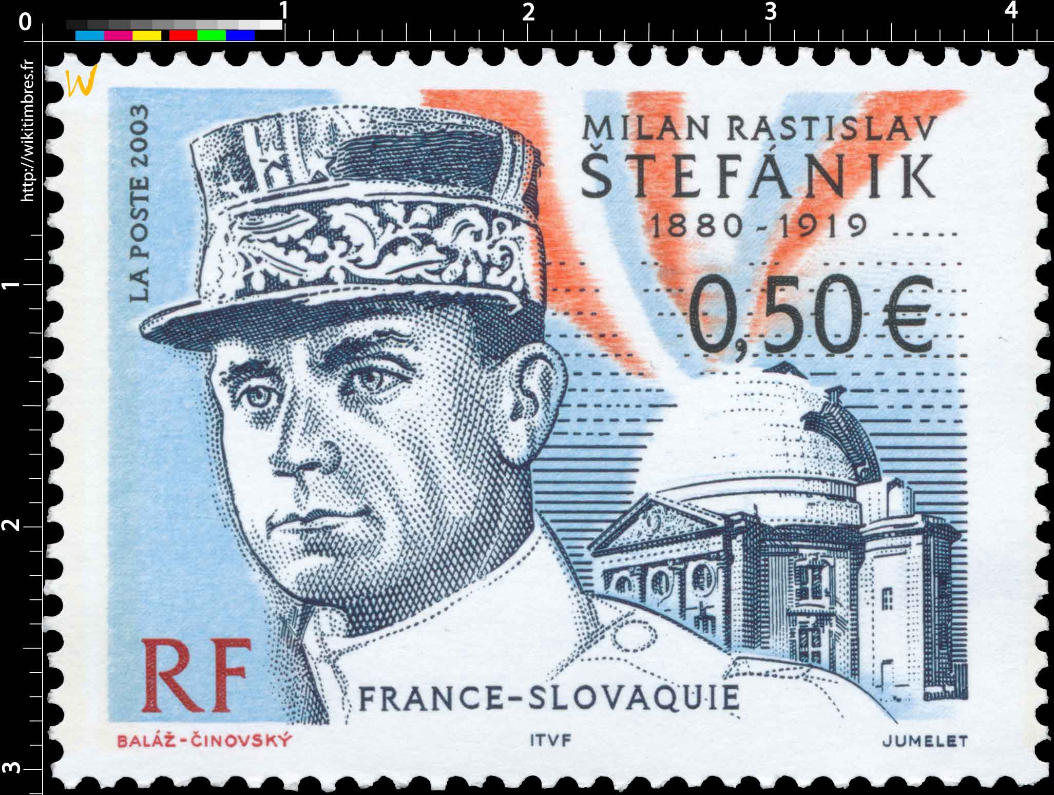 2003 MILAN RASTISLAV ŠTEFÁNIK 1880-1919 FRANCE-SLOVAQUIE