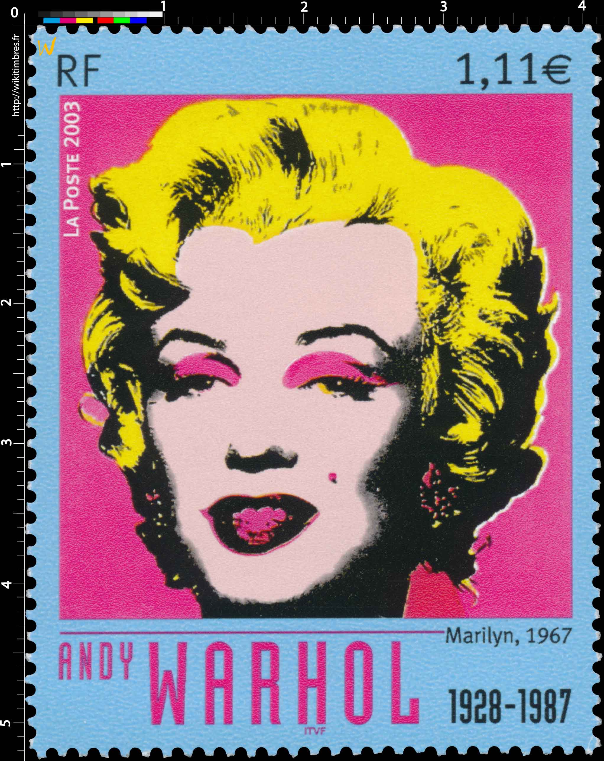 2003 ANDY WARHOL 1928-1987 Marilyn 1967