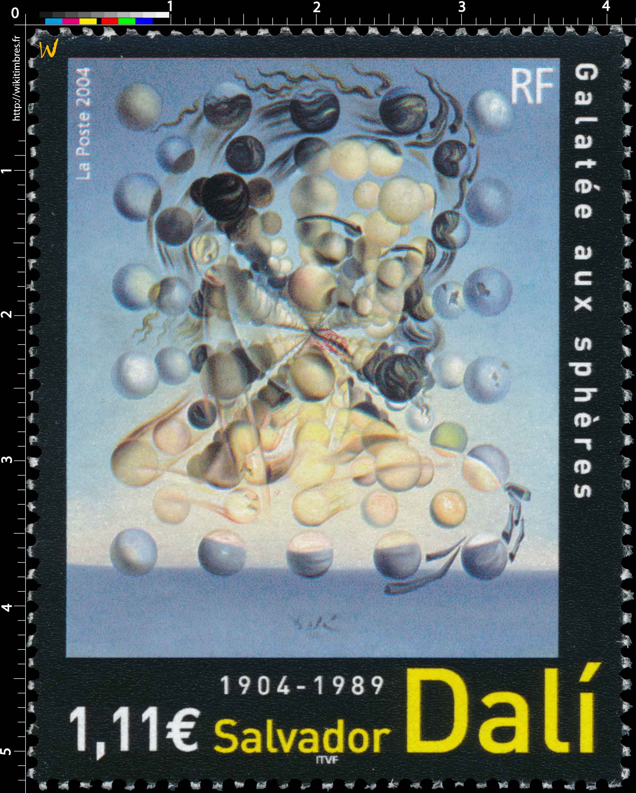 2004 Salvador Dali 1904-1989 Galatée aux sphères