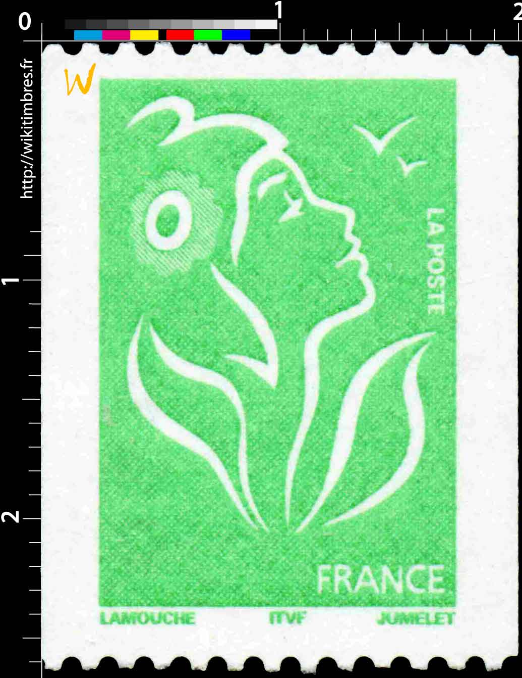 Sans légende particulière - type Marianne de Lamouche