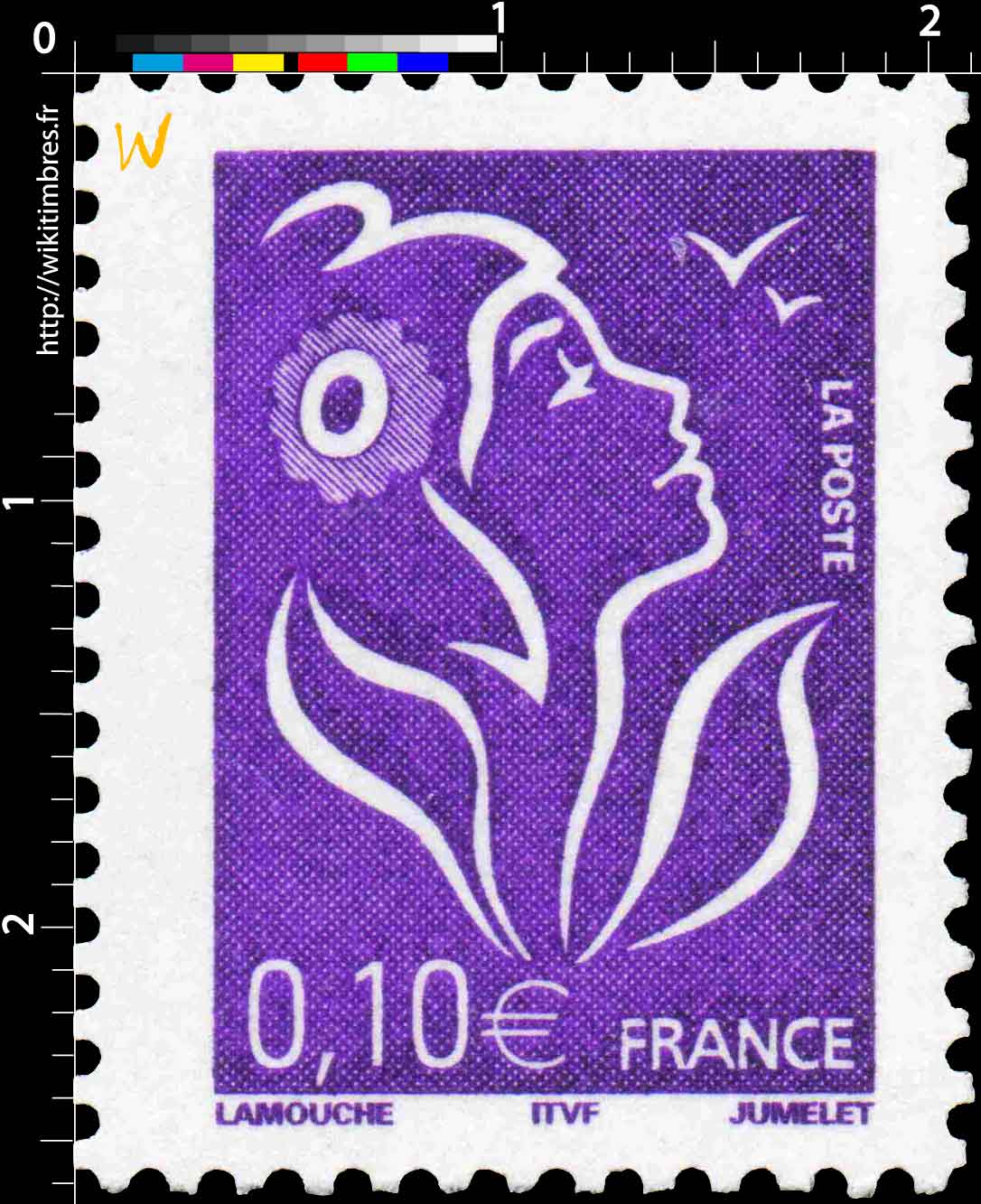 Sans légende particulière - type Marianne de Lamouche