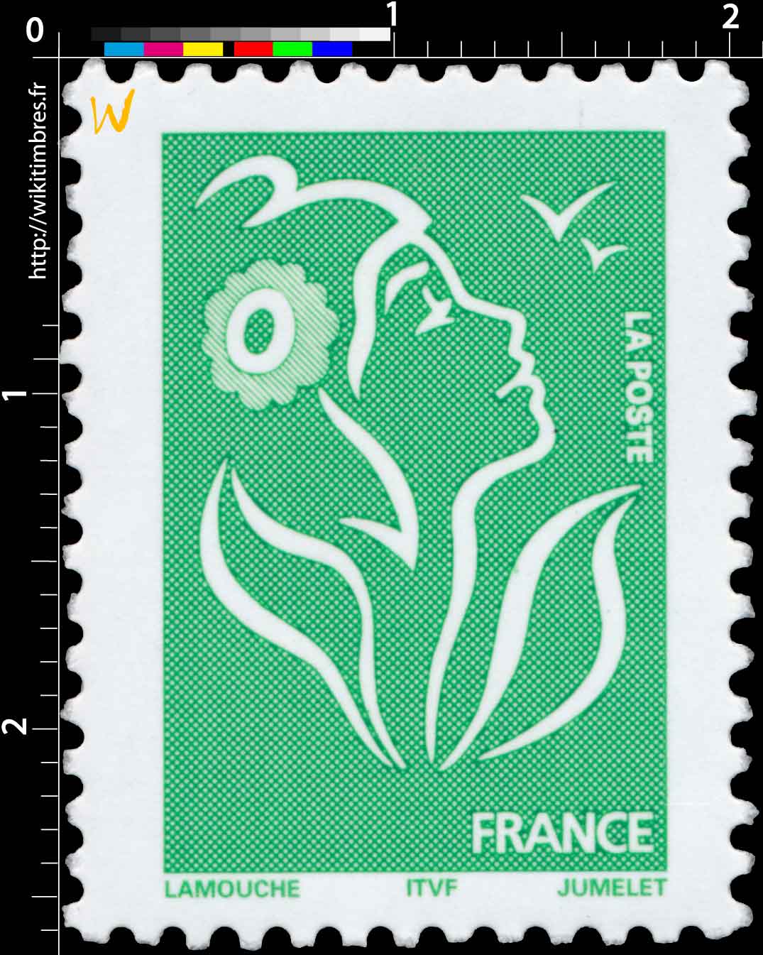 Sans légende particulière - type Marianne de Lamouche