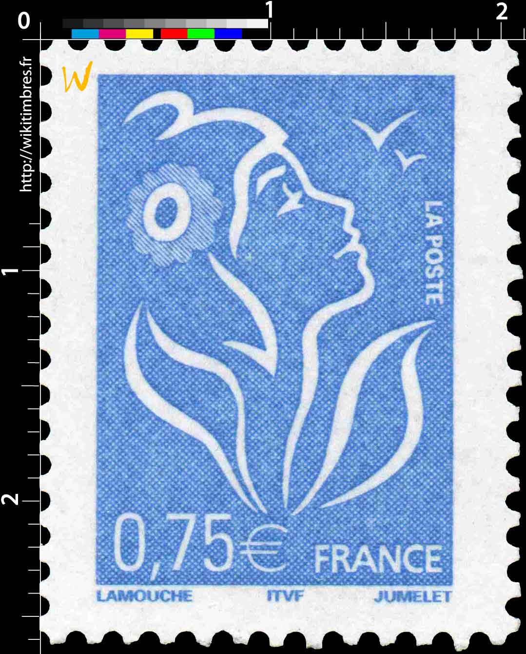 Sans légende particulière - type Marianne de Lamouche