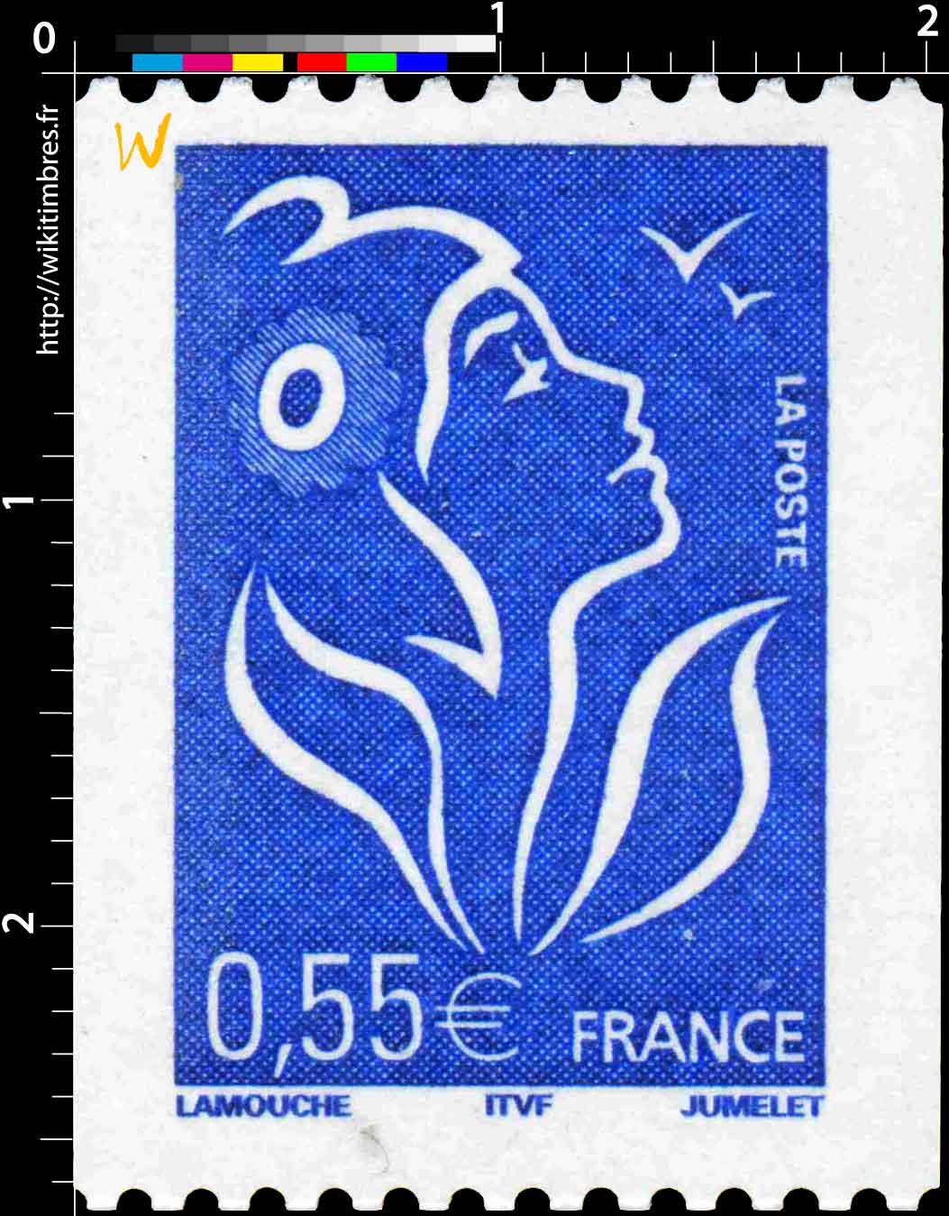 Sans légende particulière - type Marianne de Lamouche