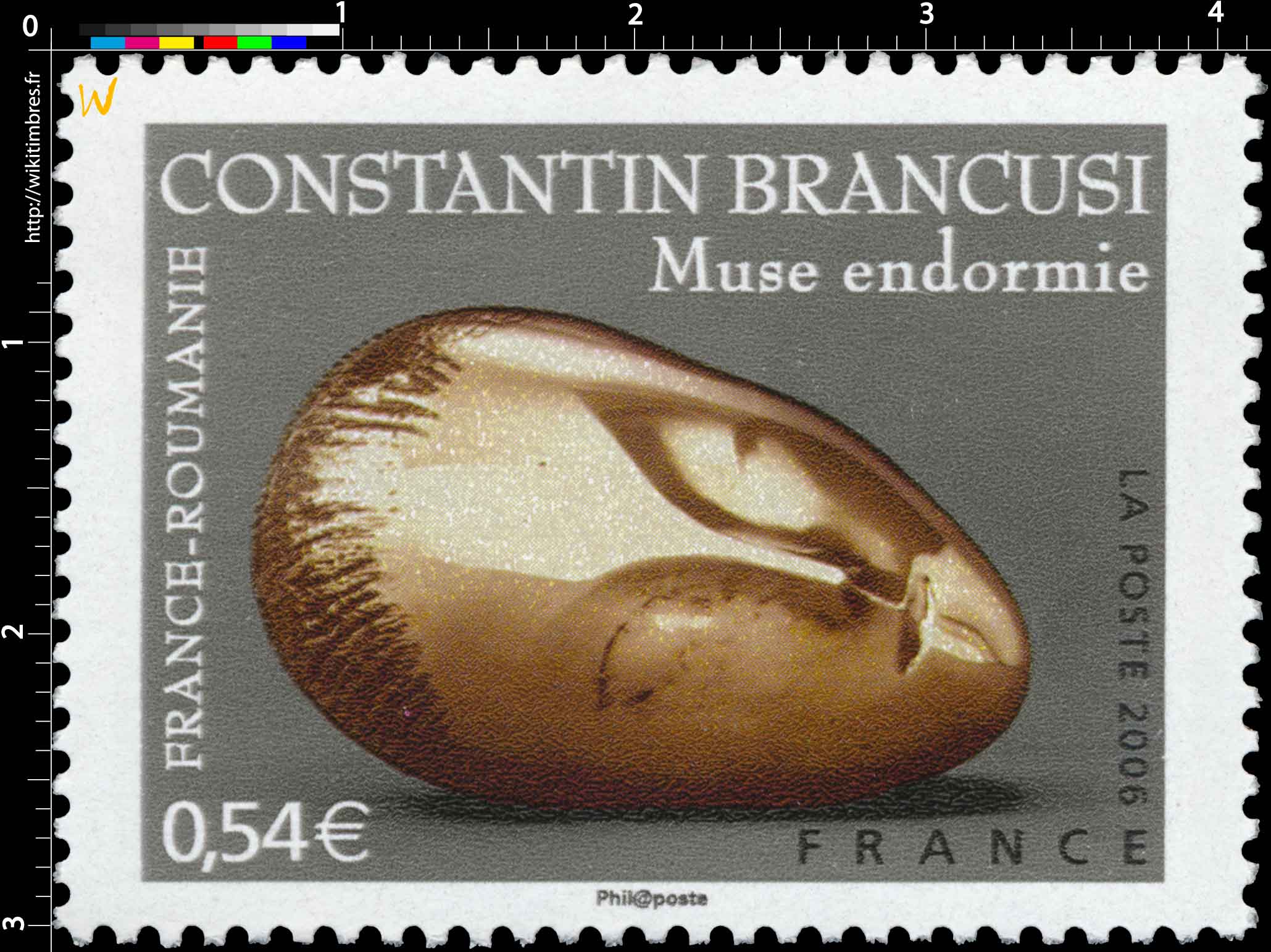 2006 CONSTANTIN BRANCUSI FRANCE-ROUMANIE Muse endormie