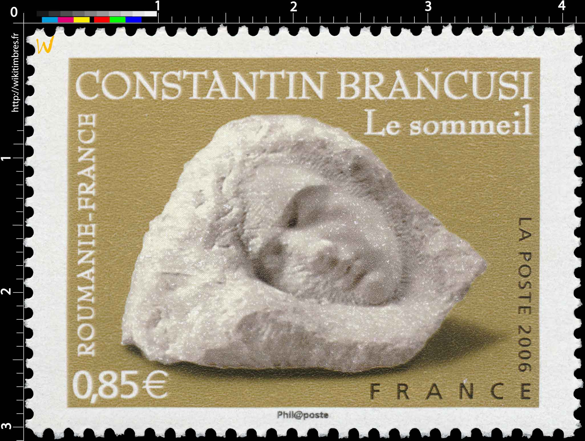 2006 CONSTANTIN BRANCUSI ROUMANIE-FRANCE Le sommeil
