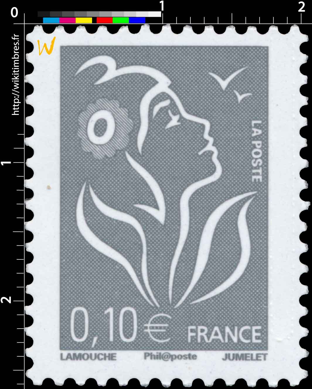 Sans légende particulière - type Marianne de Lamouche