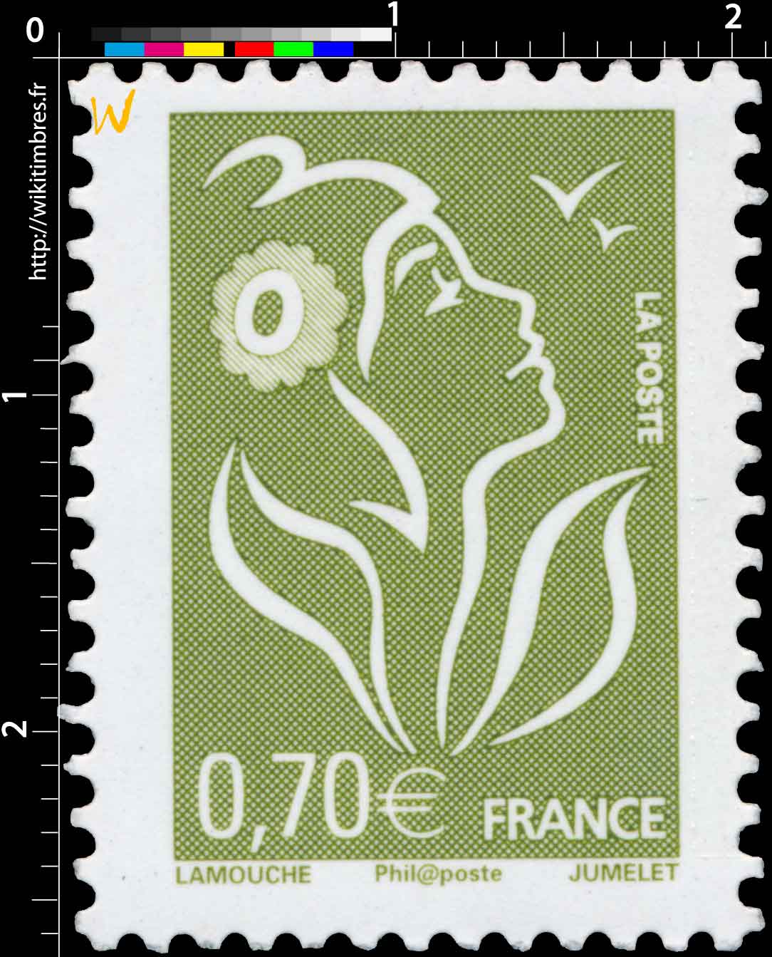 Sans légende particulière - type Marianne de Lamouche