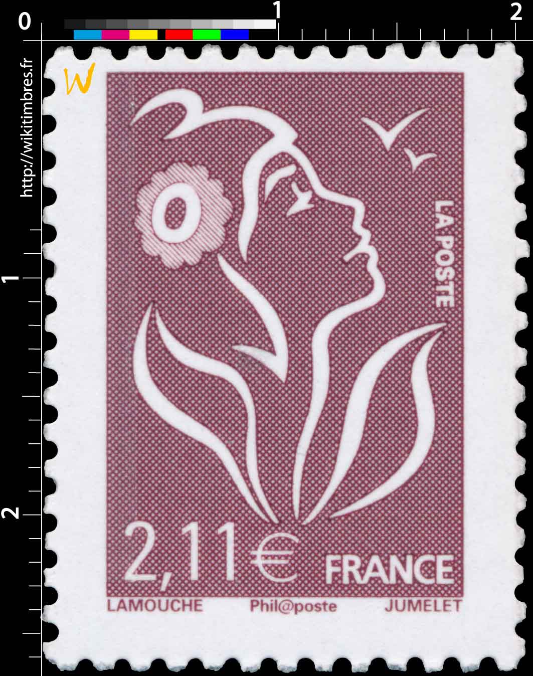 Sans légende particulière - type Marianne de Lamouche