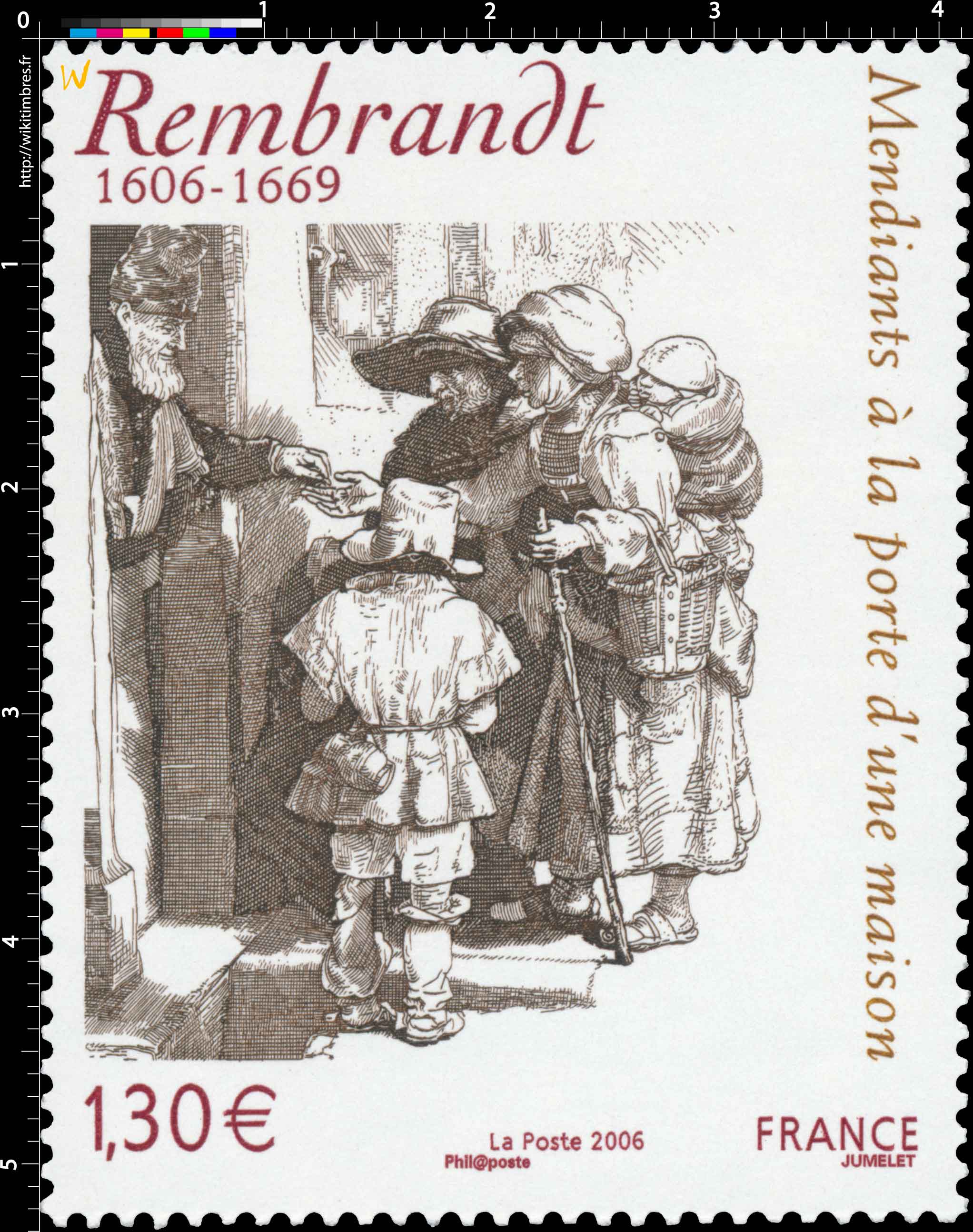 2006 REMBRANDT 1606-1669 Mendiants à la porte d'une maison