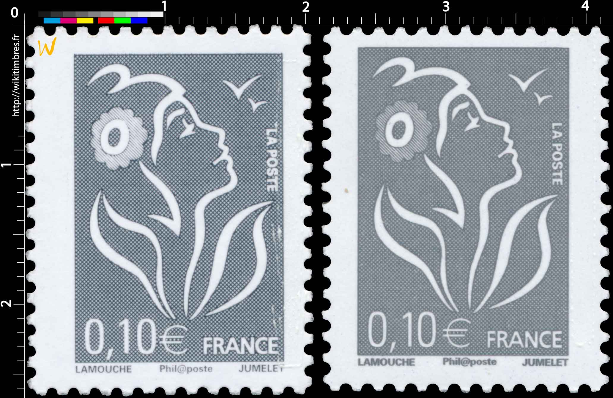 Sans légende particulière - type Marianne de Lamouche