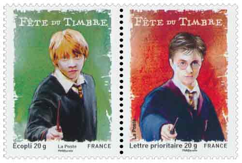 2007 FÊTE DU TIMBRE4 timbres n° 1 (Harry Potter