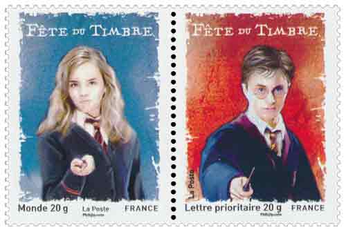 2007 FÊTE DU TIMBRE4 timbres n° 1 (Harry Potter