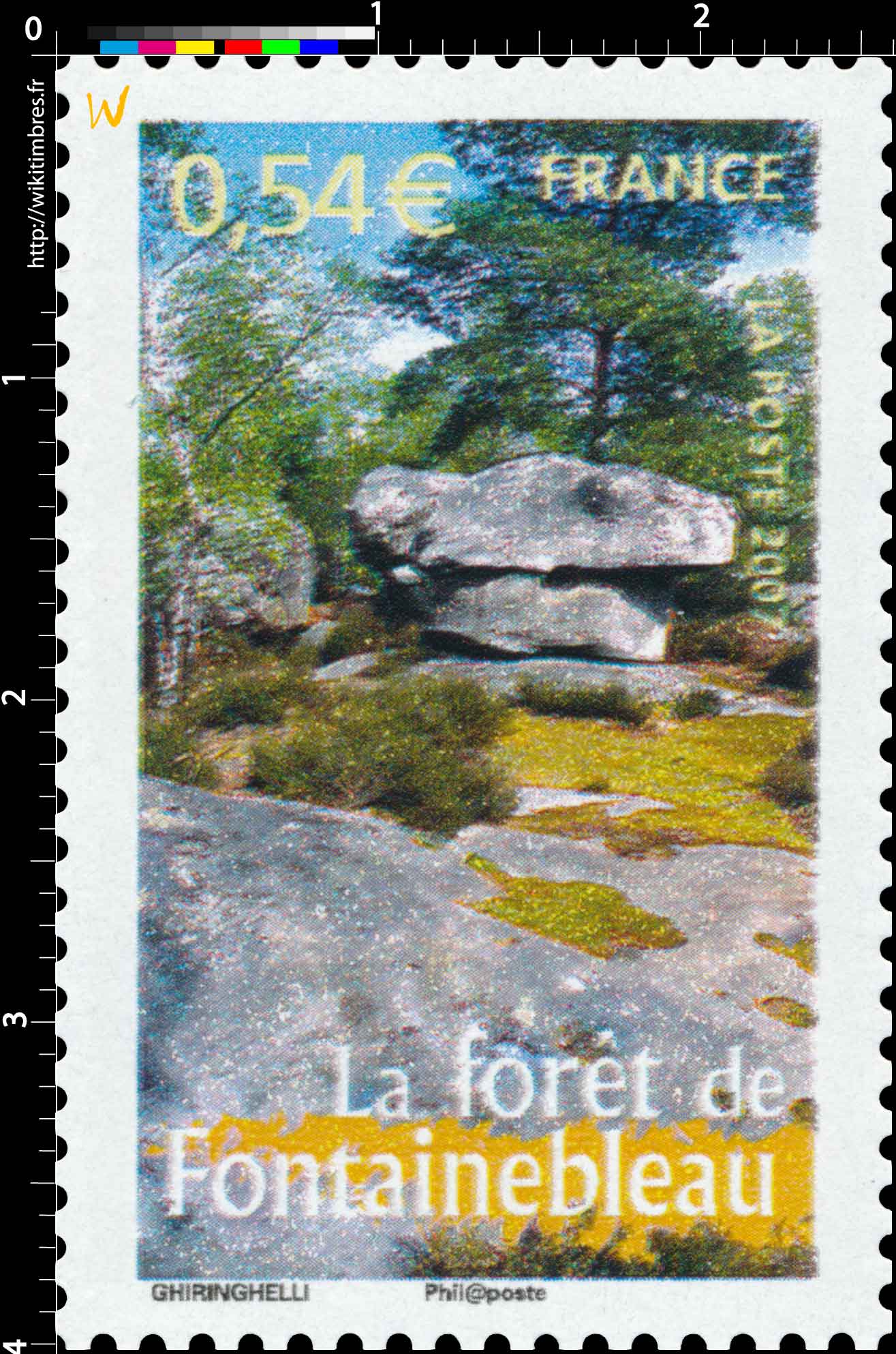 2007 La forêt de Fontainebleau