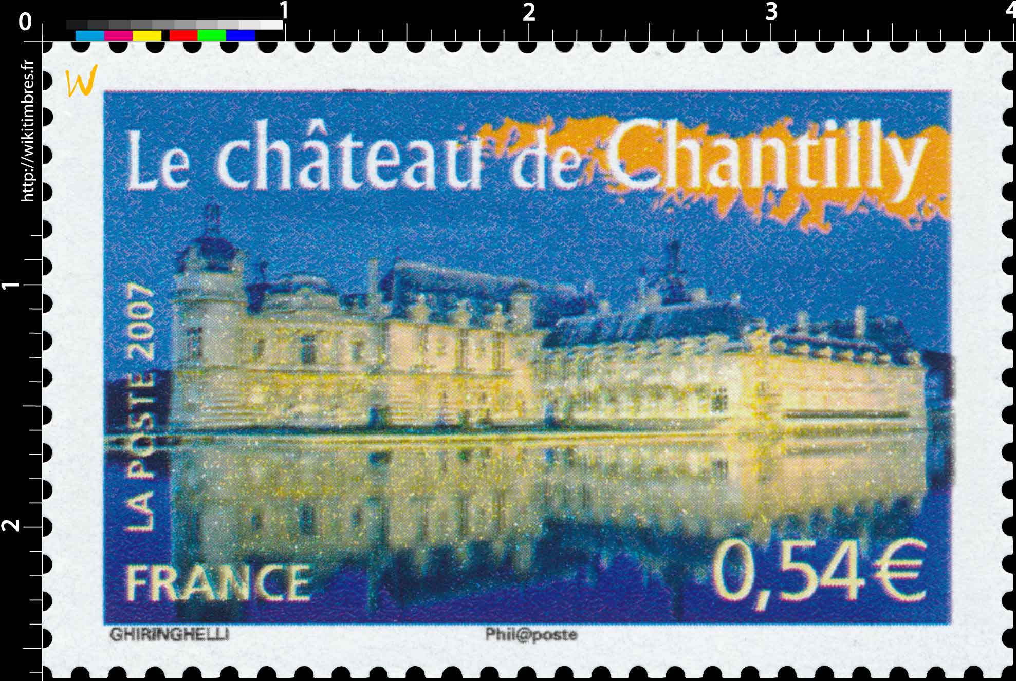 2007 Le château de Chantilly