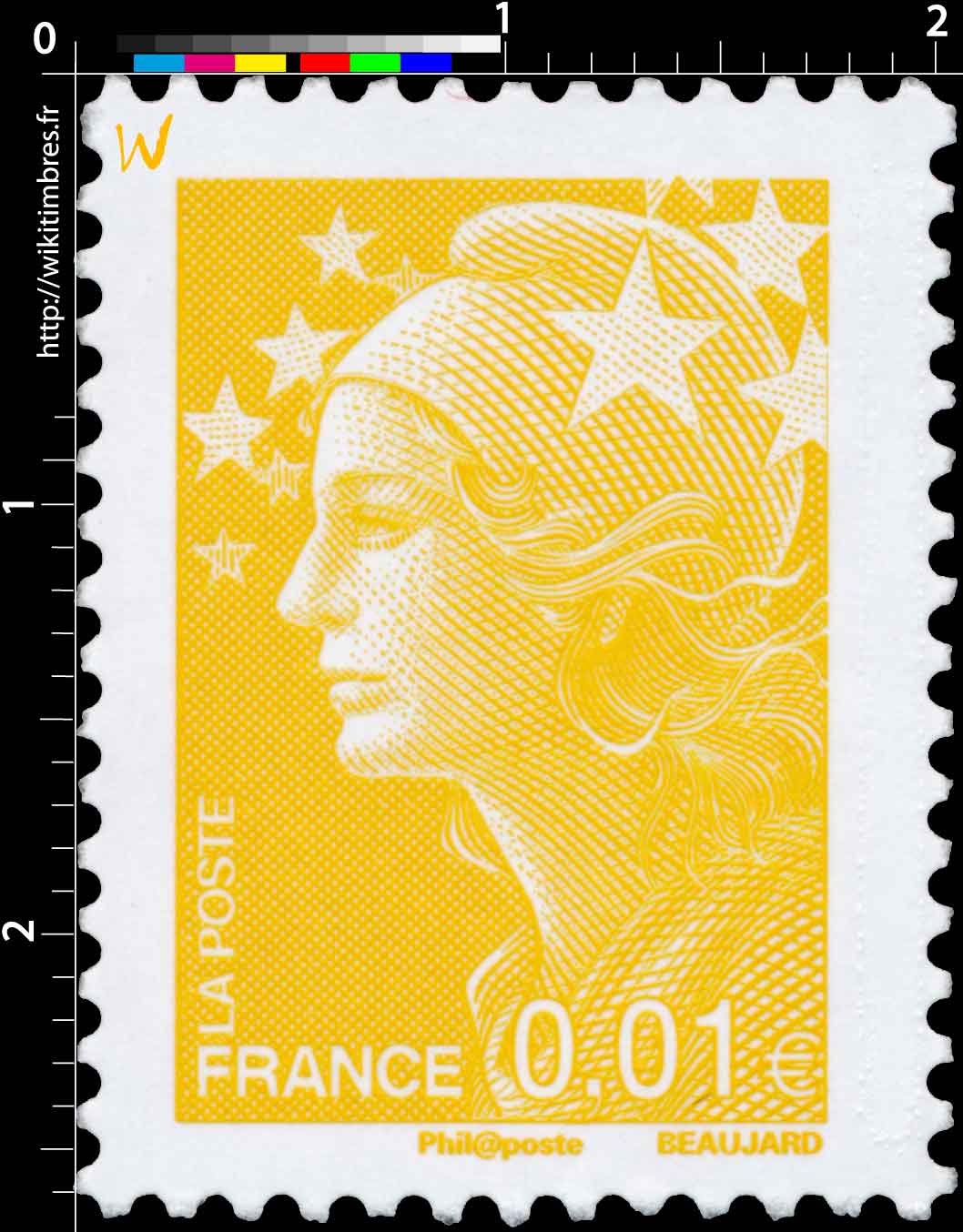 Sans légende particulière - type Marianne de Beaujard