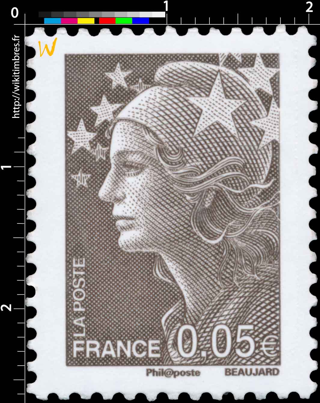 Sans légende particulière - type Marianne de Beaujard