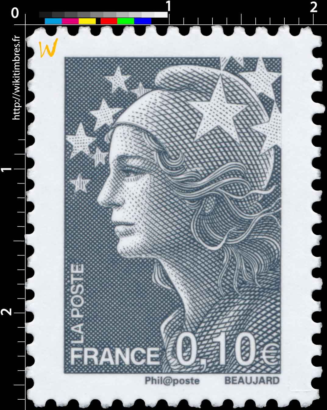 Sans légende particulière - type Marianne de Beaujard