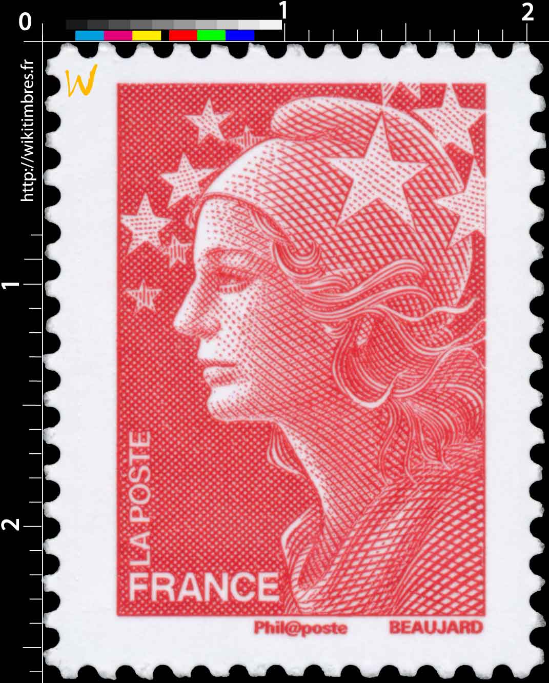 Sans légende particulière - type Marianne de Beaujard