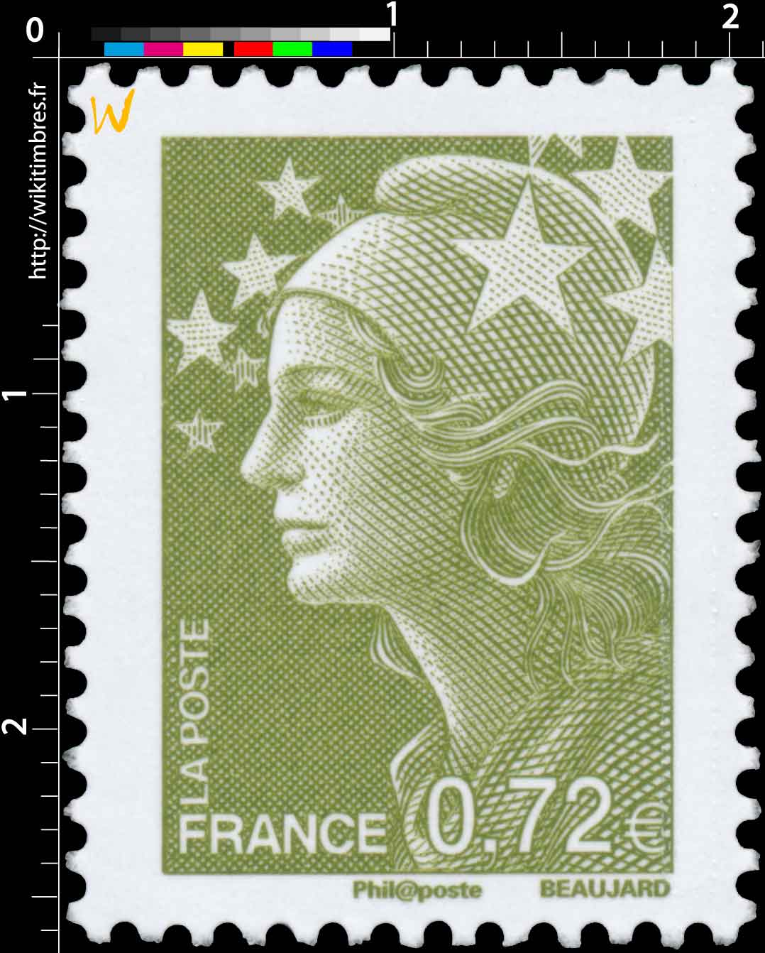 Sans légende particulière - type Marianne de Beaujard