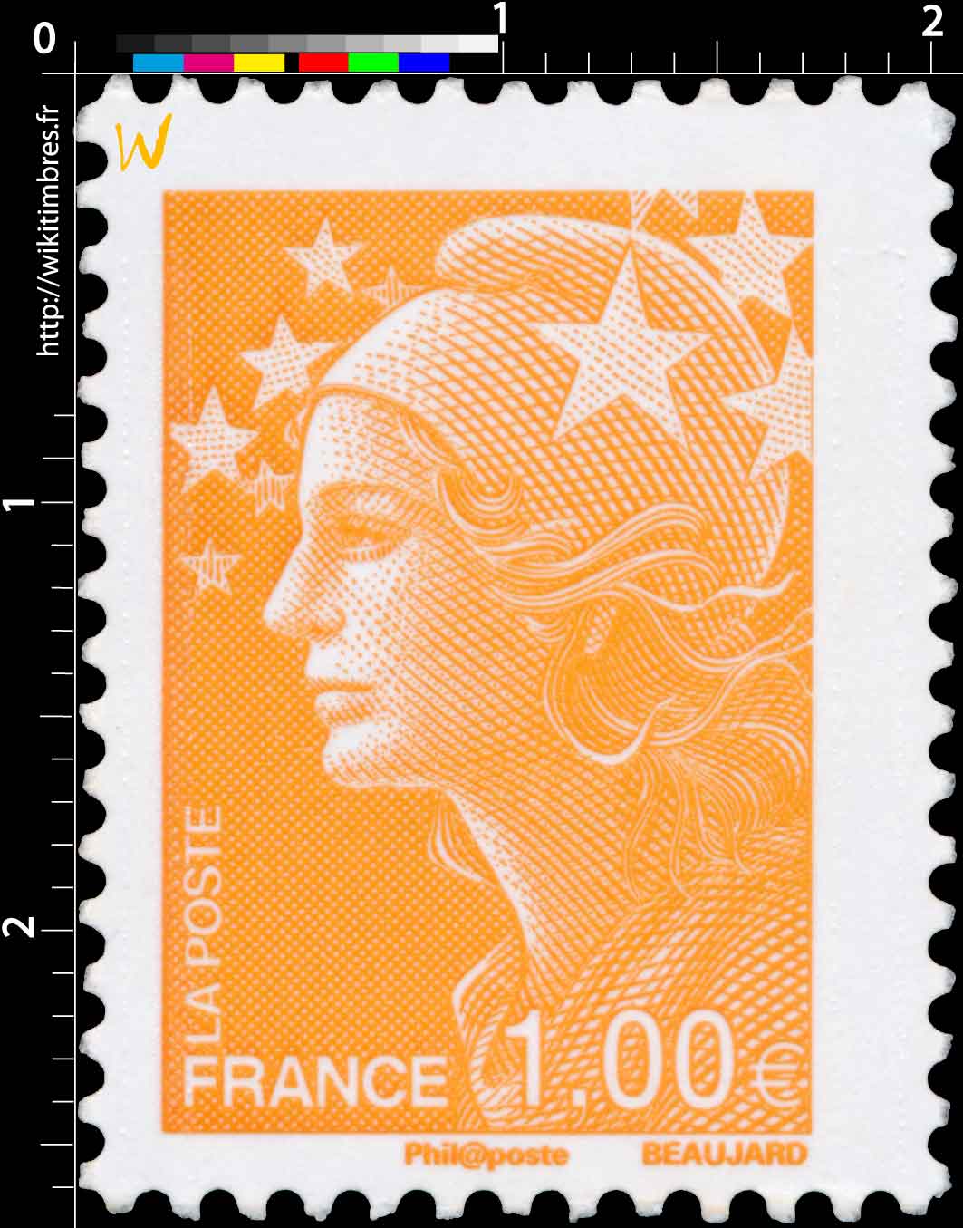 Sans légende particulière - type Marianne de Beaujard