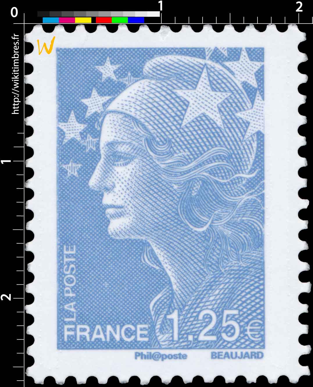 Sans légende particulière - type Marianne de Beaujard