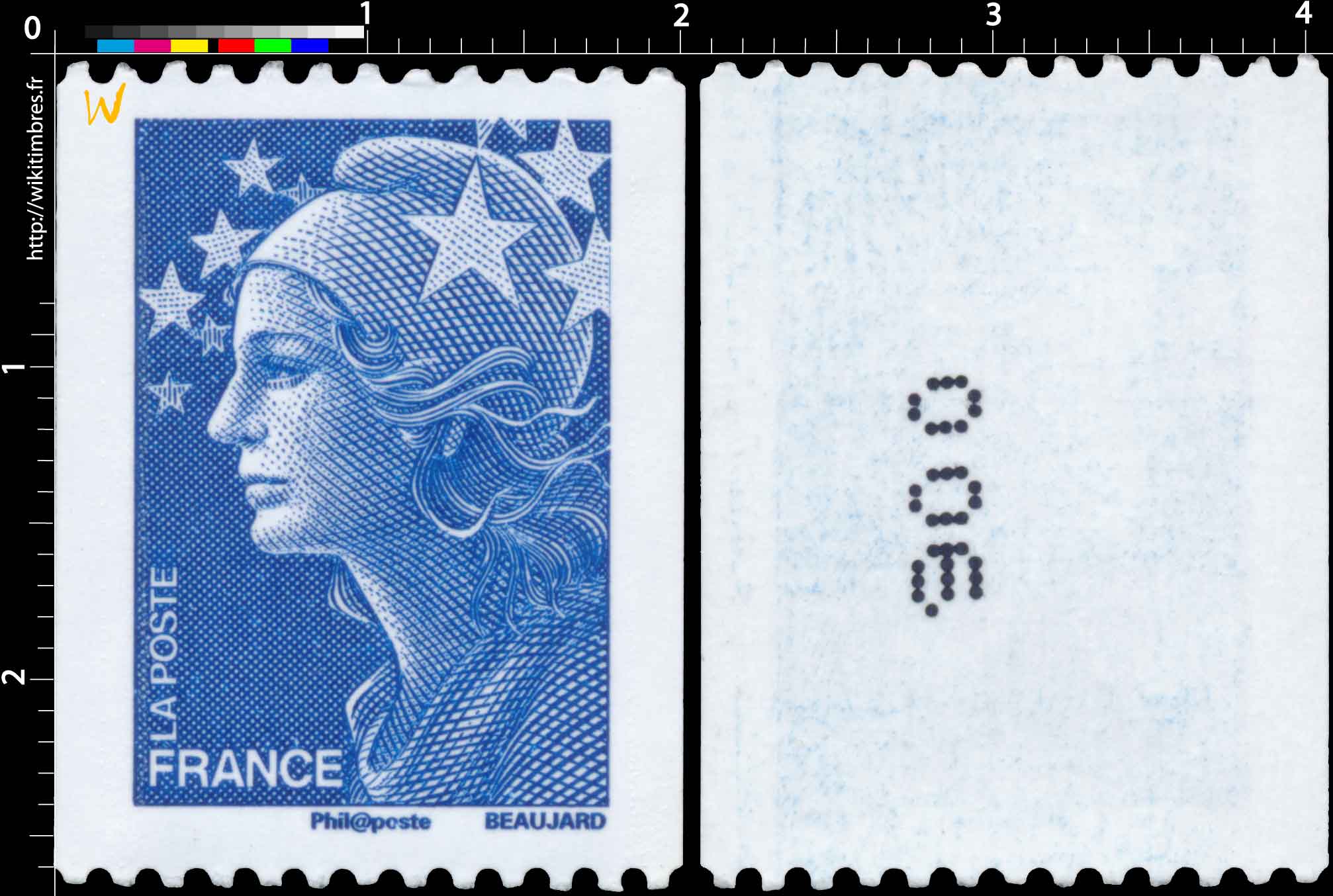 Sans légende particulière - type Marianne de Beaujard