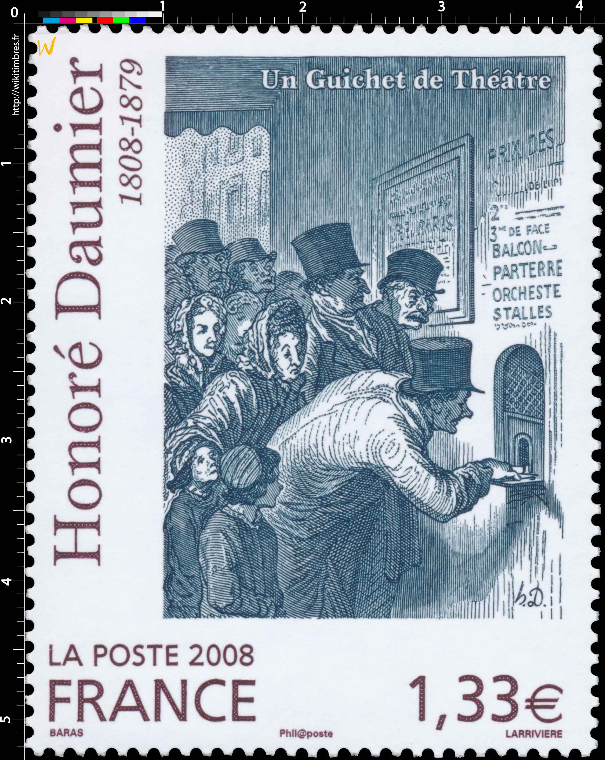 2008 Honoré Daumier 1808 – 1879 Un guichet de Théâtre