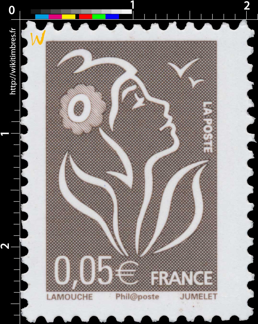 Sans légende particulière - type Marianne de Lamouche