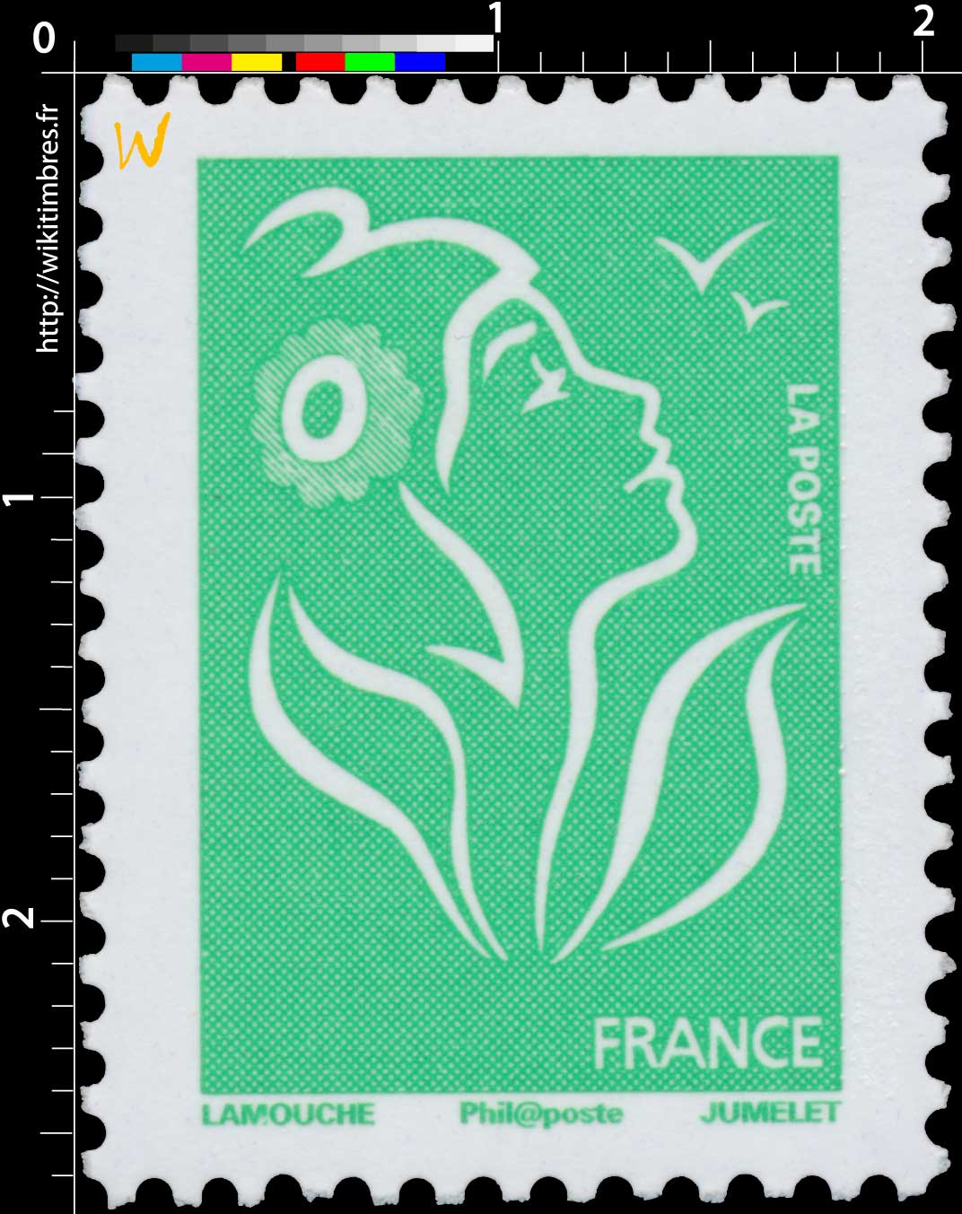 Sans légende particulière - type Marianne de Lamouche