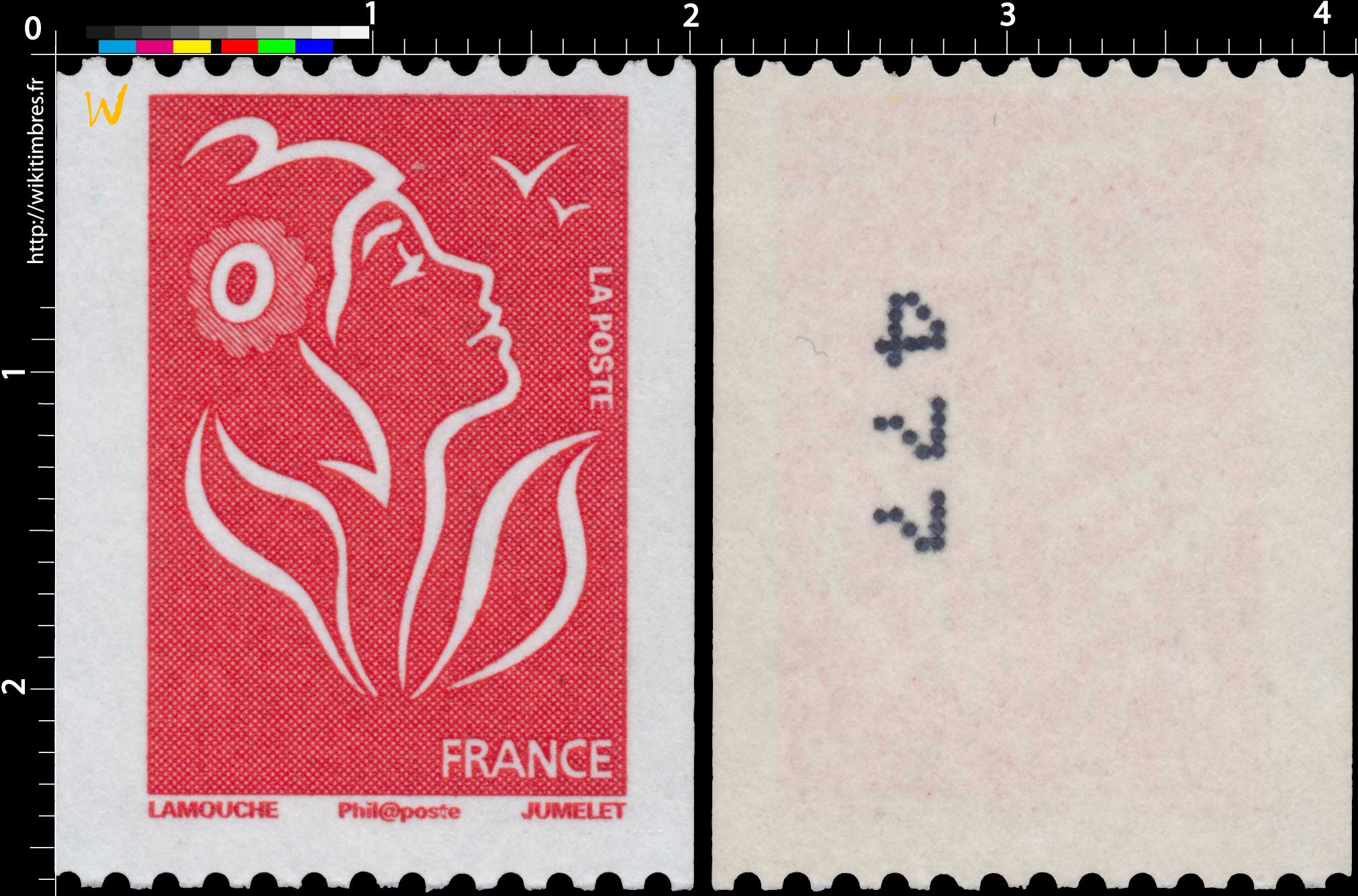 Sans légende particulière - type Marianne de Lamouche