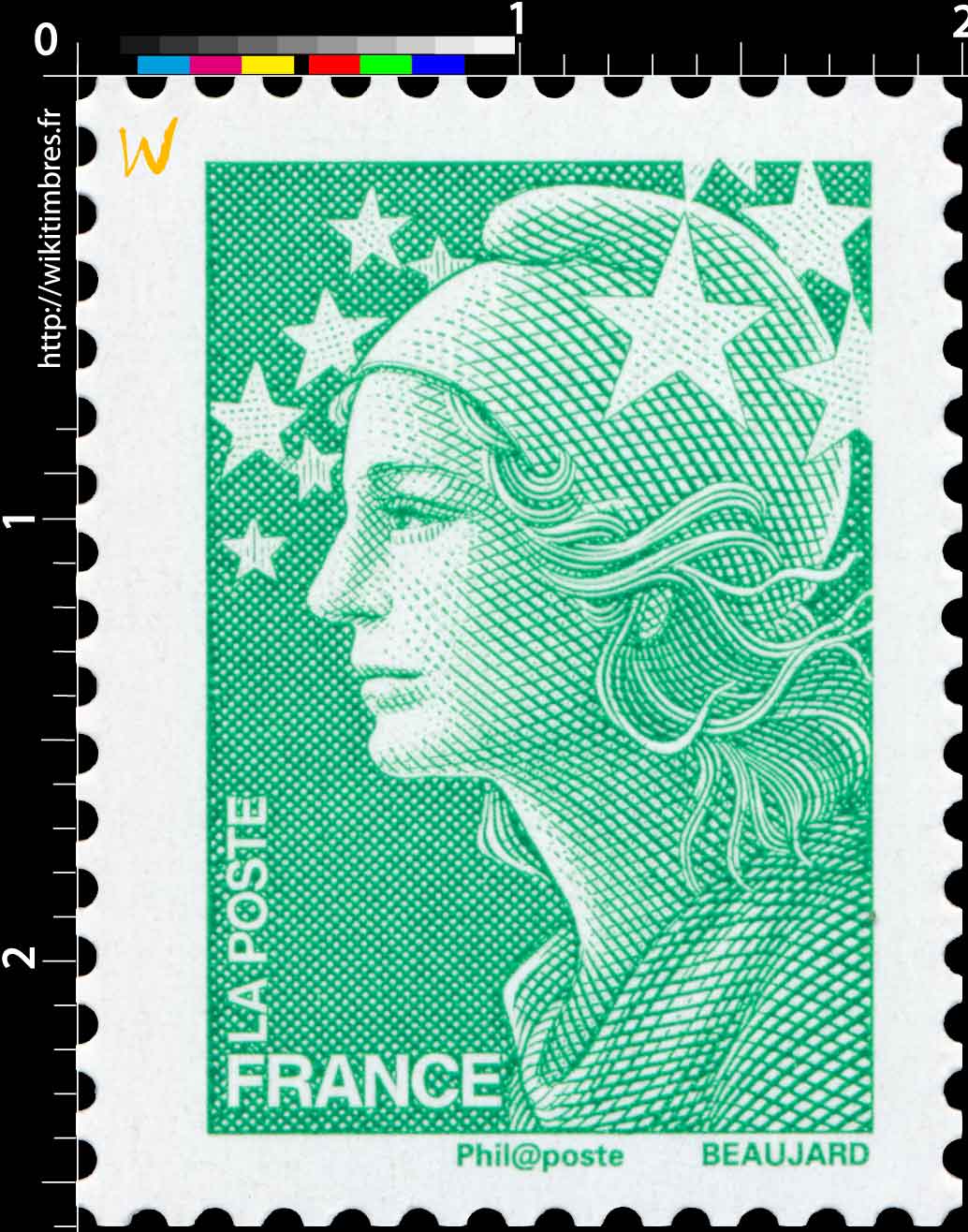 Sans légende particulière - type Marianne de Beaujard