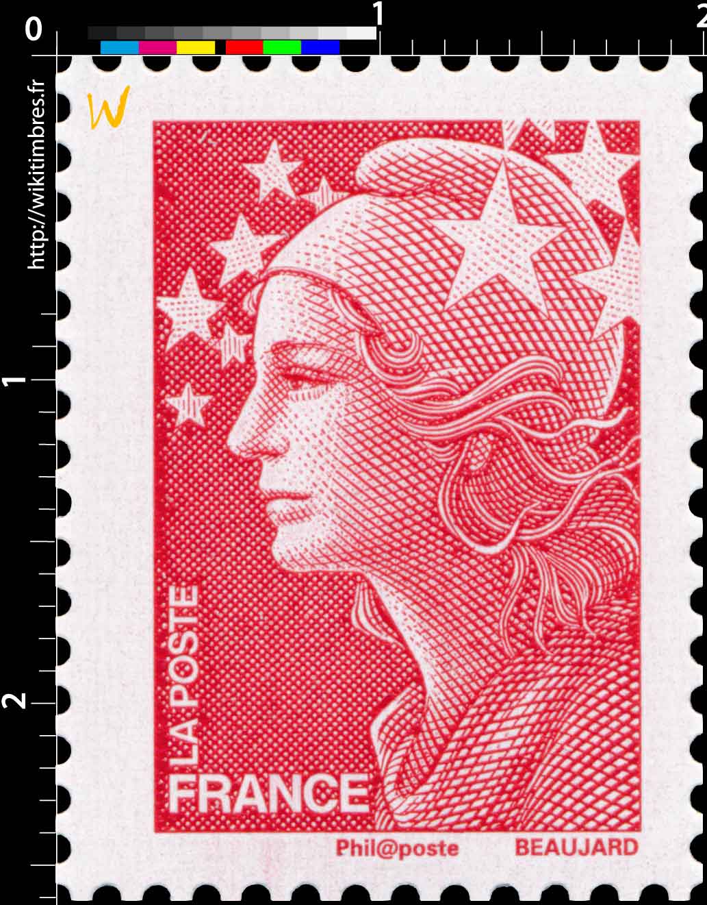 Sans légende particulière - type Marianne de Beaujard