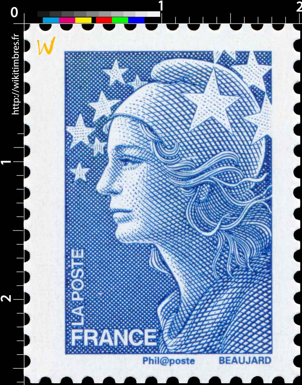 Sans légende particulière - type Marianne de Beaujard