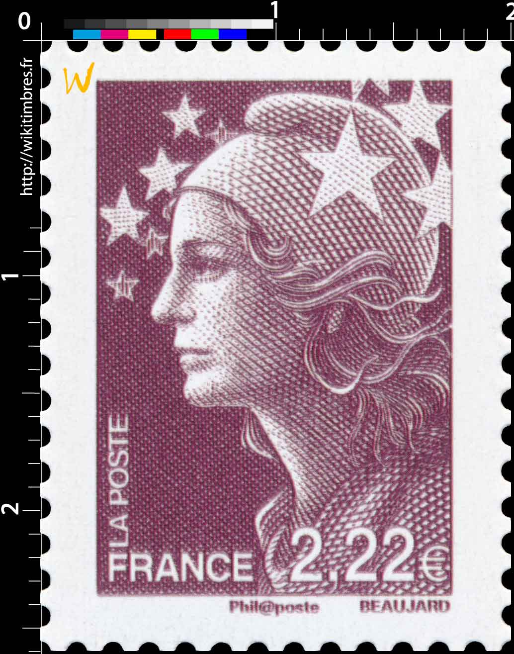 Sans légende particulière - type Marianne de Beaujard