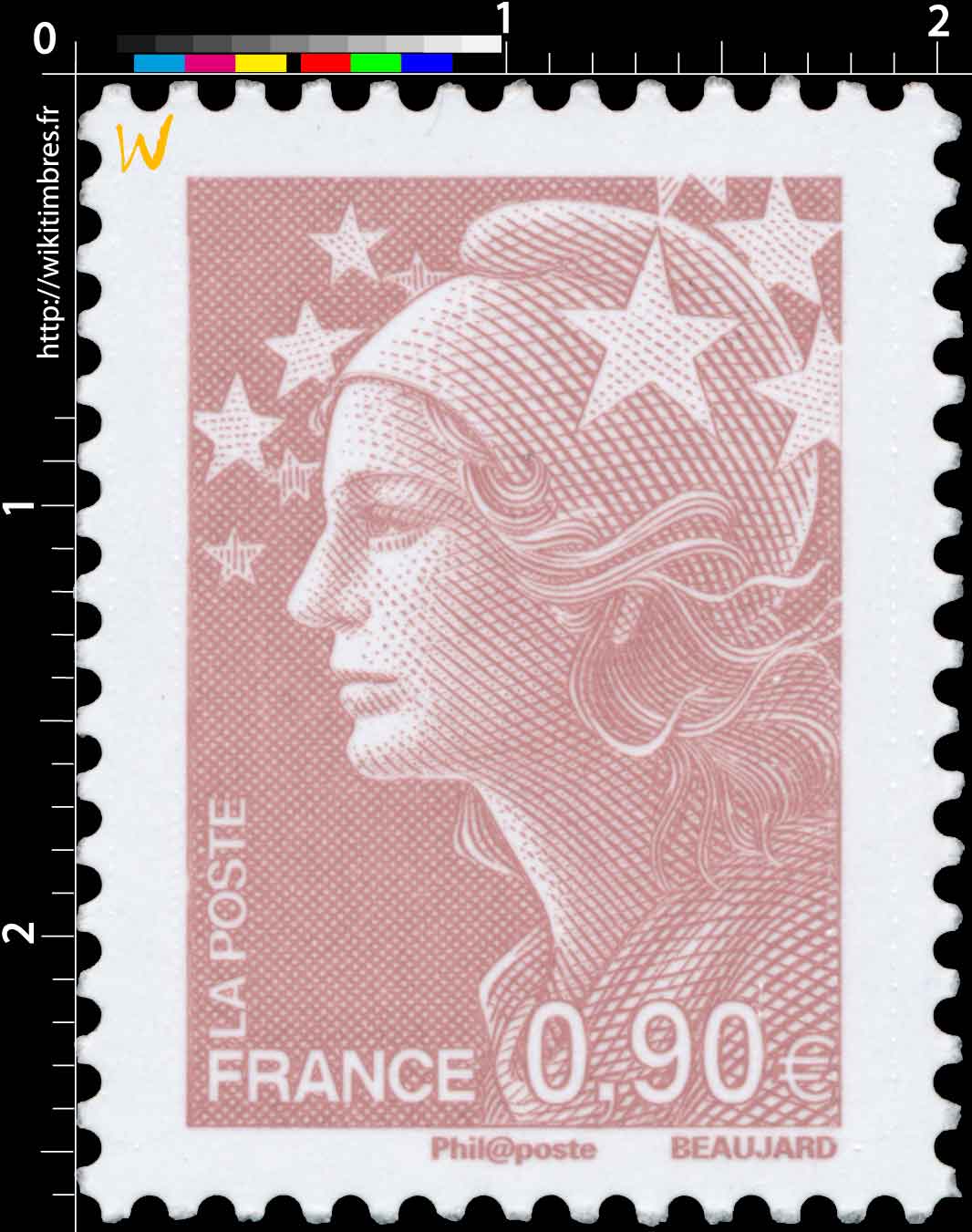 Sans légende particulière - type Marianne de Beaujard