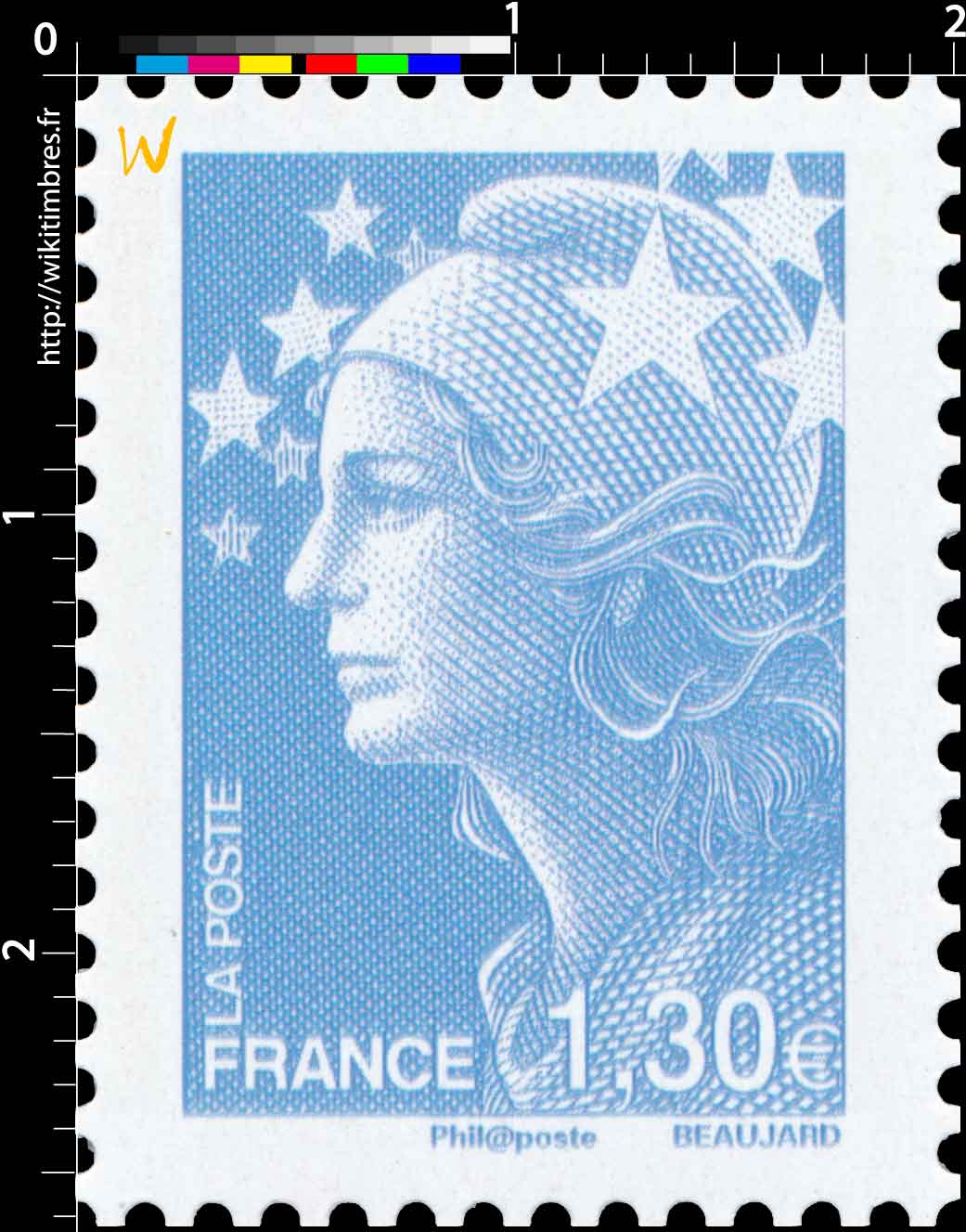 Sans légende particulière - type Marianne de Beaujard