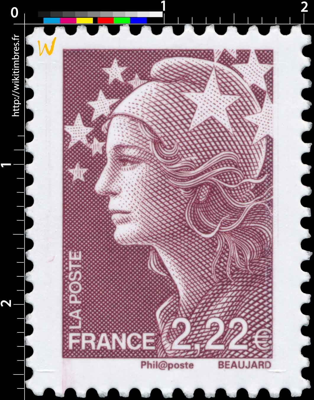 Sans légende particulière - type Marianne de Beaujard