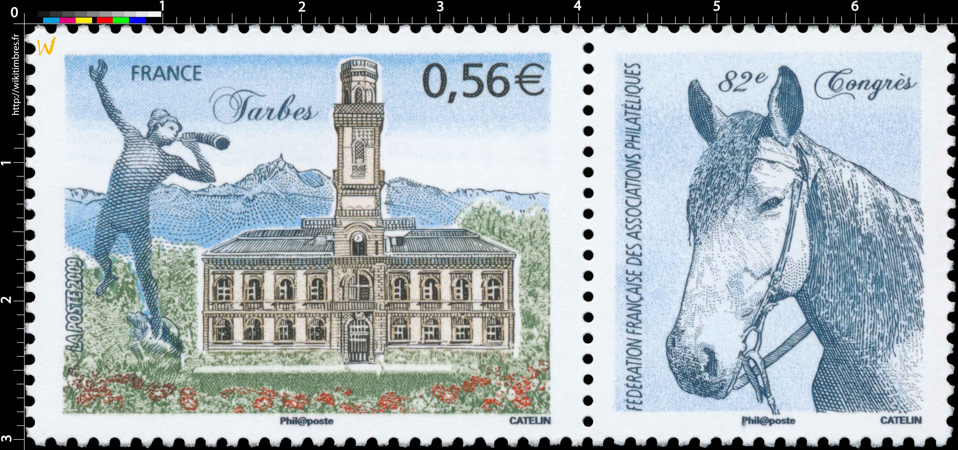 2009 Tarbes FÉDÉRATION FRANÇAISE DES ASSOCIATIONS PHILATÉLIQUES 82e Congrès