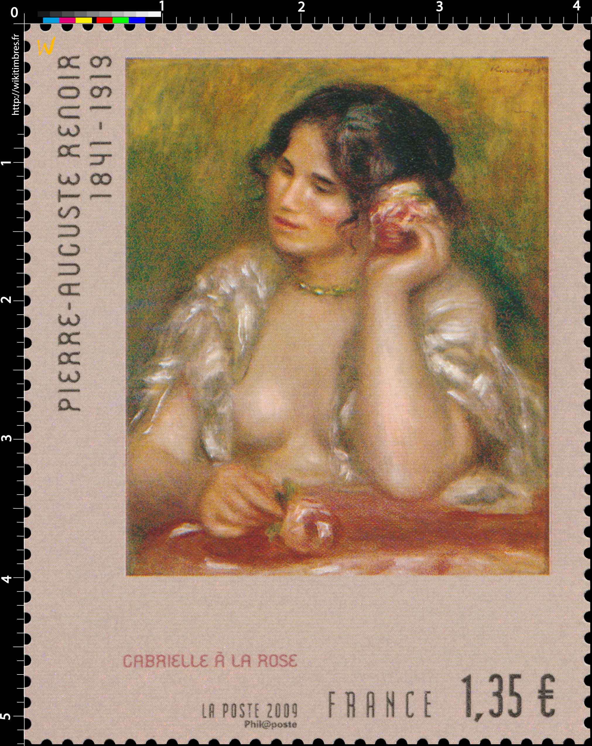 2009 PIERRE-AUGUSTE RENOIR 1841-1919 GABRIELLE À LA ROSE