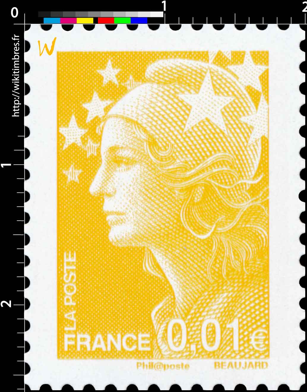 Sans légende particulière - type Marianne de Beaujard