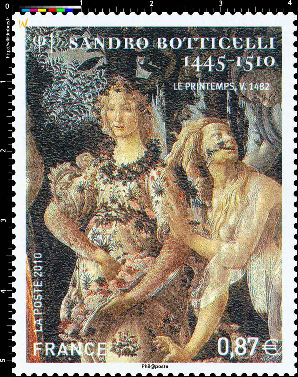 2010 Sandro Botticelli 1445 – 1510. Le Printemps, v. 1482